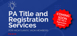PA Title & Registration Services - MD Services Coming Soon!